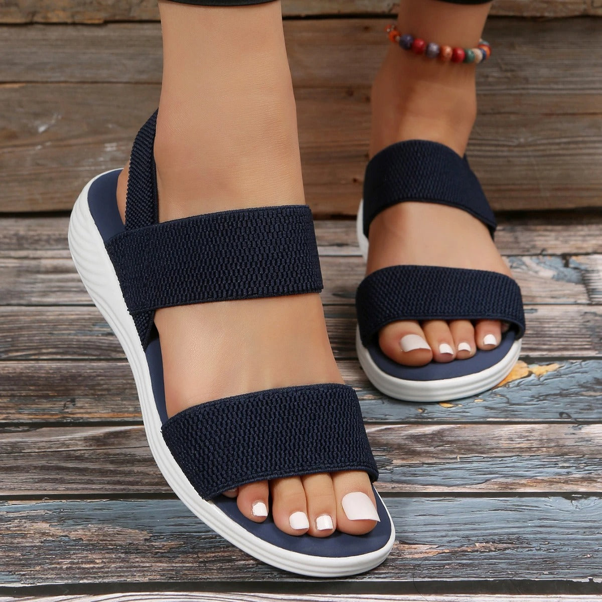 Leni - Damen-Keilsandalen