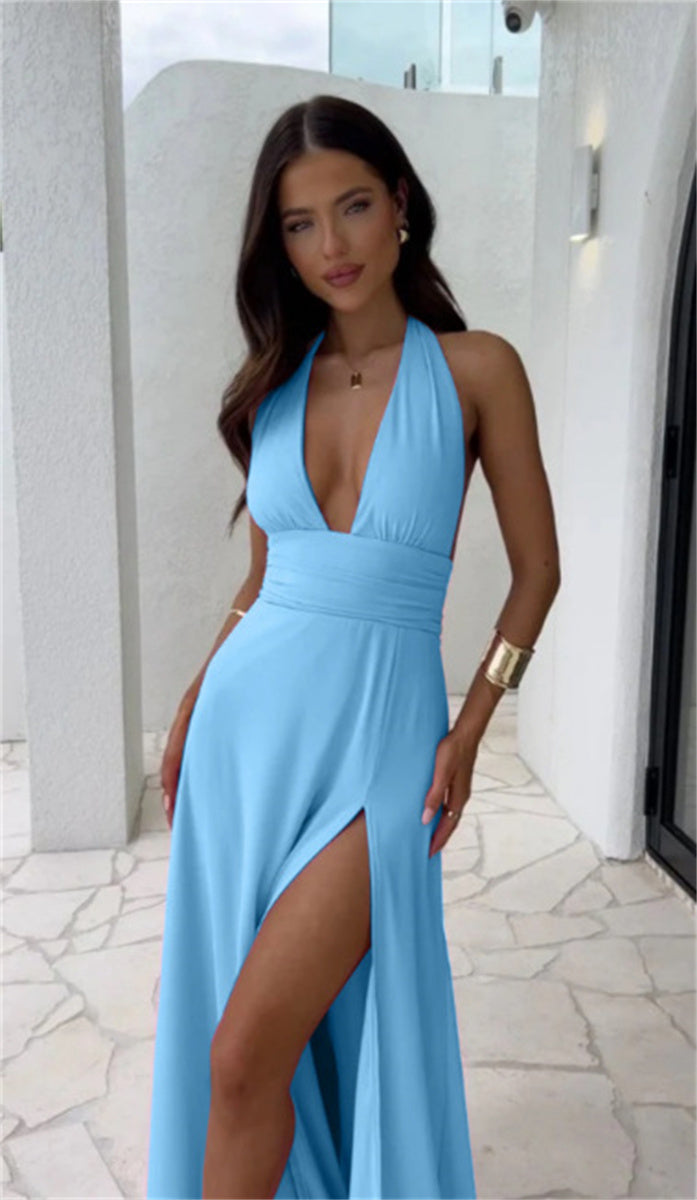 Chole | Elegantes ärmelloses Maxikleid für Frauen