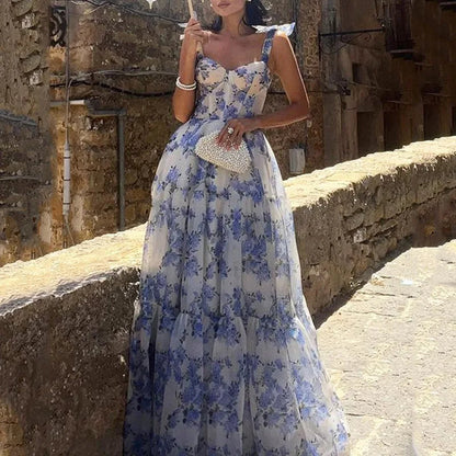 Danika | Elegantes Langes Kleid mit Spitze