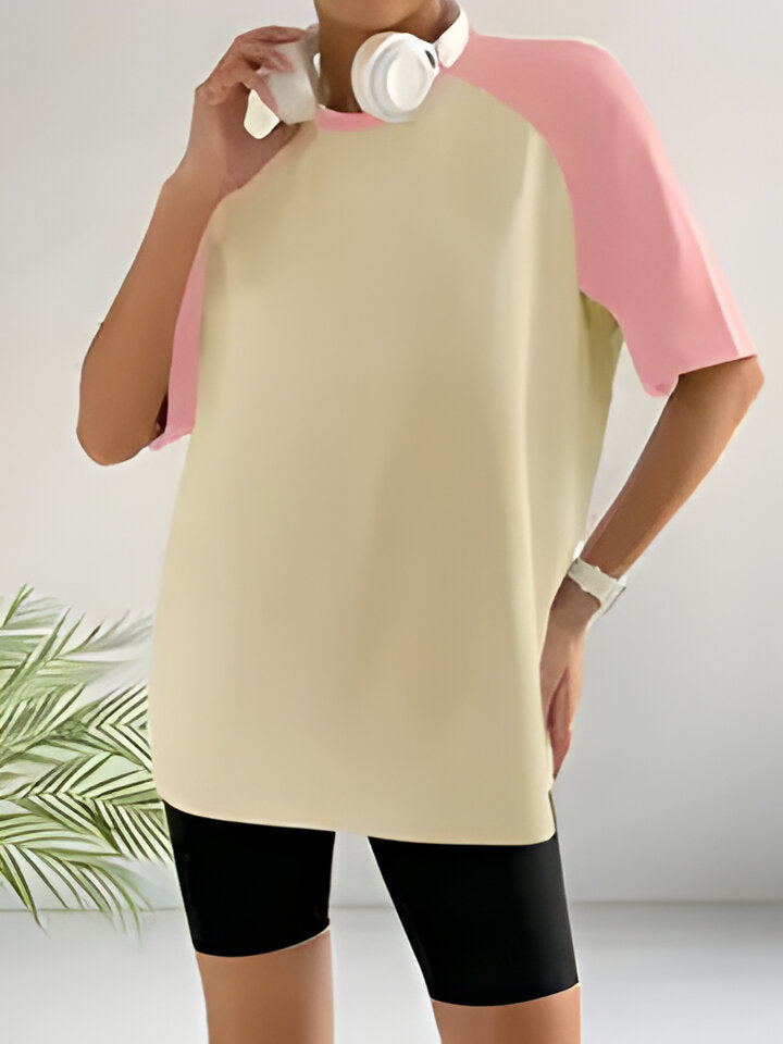 Karylle | Sportliches Hemd für Frauen mit loser Passform und Farbblock