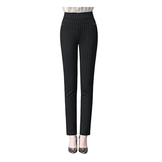 Talia | Mutter Frühling Hose hohe Taille lässig Stretch Taschen