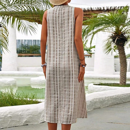 Beatrice | Elegantes Maxikleid mit Seitentaschen