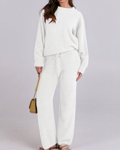 Uzziah - Elegantes Fleece-Pullover- und Hosen-Set