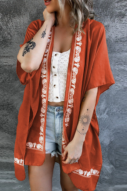Melany - Lässige Kurzarm-Spitzenjacke