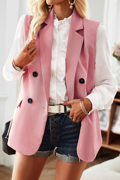 Evaline - Elegante ärmellose Weste mit lockerer Passform