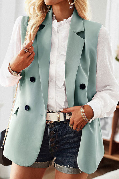 Evaline - Elegante ärmellose Weste mit lockerer Passform