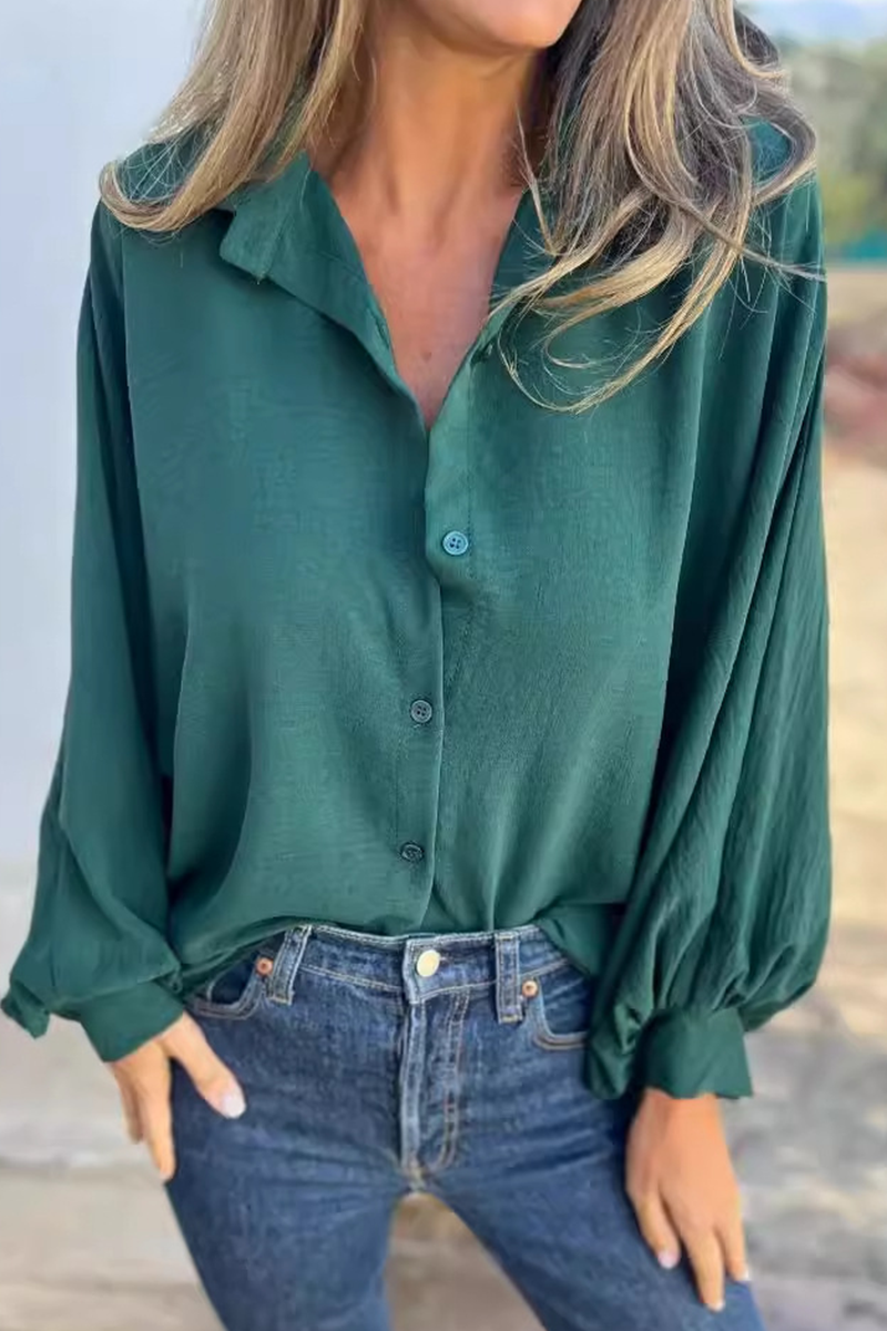 Leandra - Elegante, legere Langarmbluse