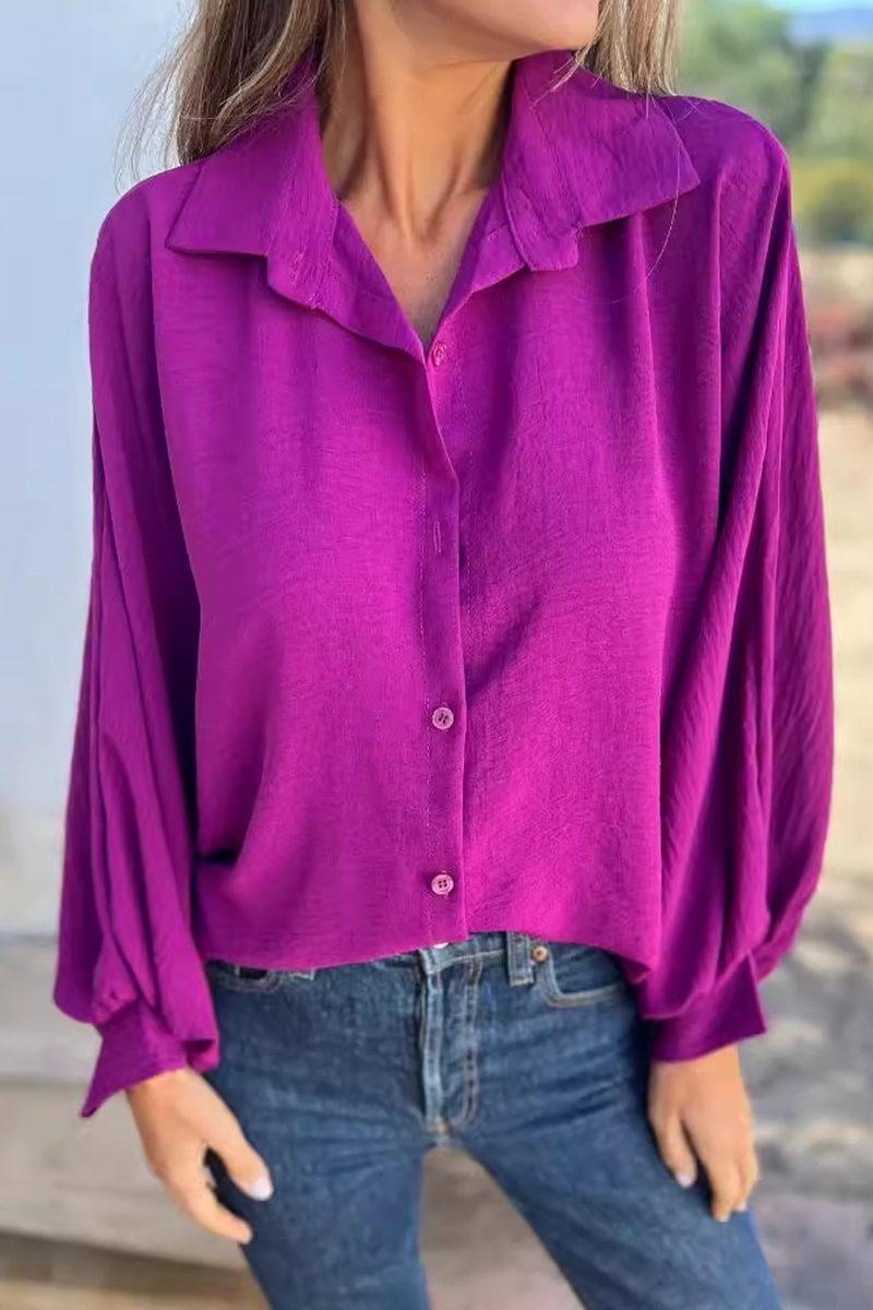 Leandra - Elegante, legere Langarmbluse