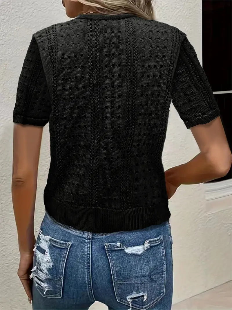Mona | Vielseitiger Komfort, elegante Strickjacke mit V-Ausschnitt für Frauen