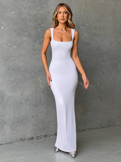 Danielle | Butterweiches Heftklammer-Maxikleid
