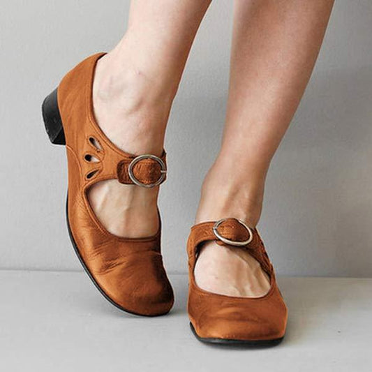 Belinda | Vintage orthopädische Schuhe mit runder Zehe