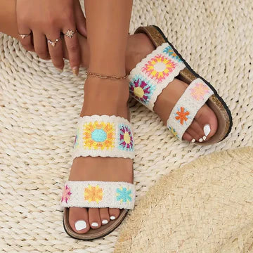 Agatha -  Flache Gleitsandalen für Frauen