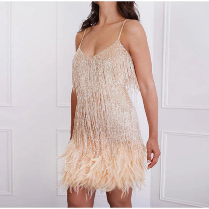 Daphne | Strahlendes Pailletten-Cocktailkleid