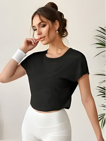 Claudine | Sportliches Damen-T-Shirt mit Tarnmuster