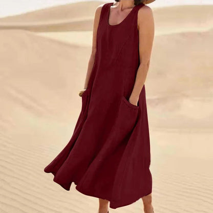 Martha | Elegantes und bequemes Leinenkleid für Frauen