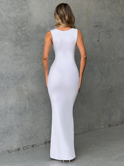 Danielle | Butterweiches Heftklammer-Maxikleid