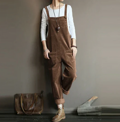 Eliza - Lässiger Cord-Jumpsuit