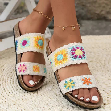 Agatha -  Flache Gleitsandalen für Frauen