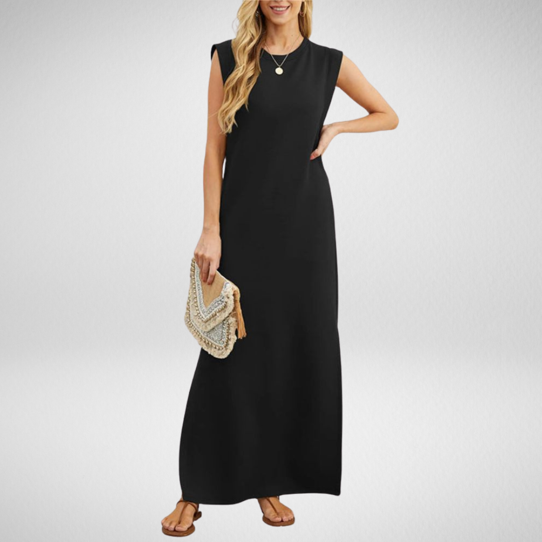 Diana | Ärmelloses Maxikleid für elegante Anlässe