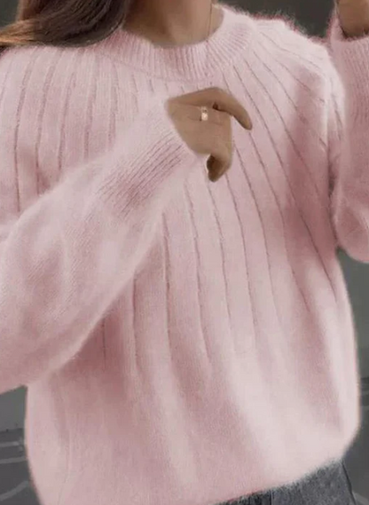 Dollie - Flauschiger Kaschmir-Strickpullover