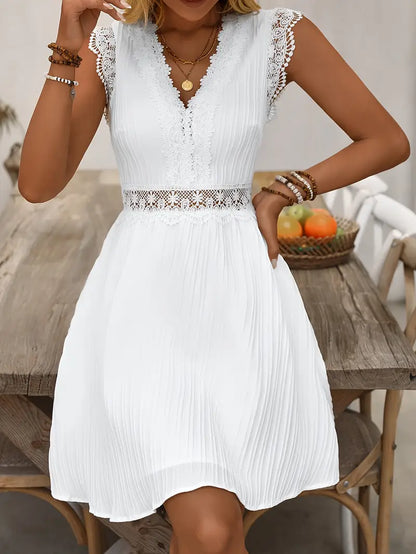 Florence | Women's Summer V-Neck A-Line Dress