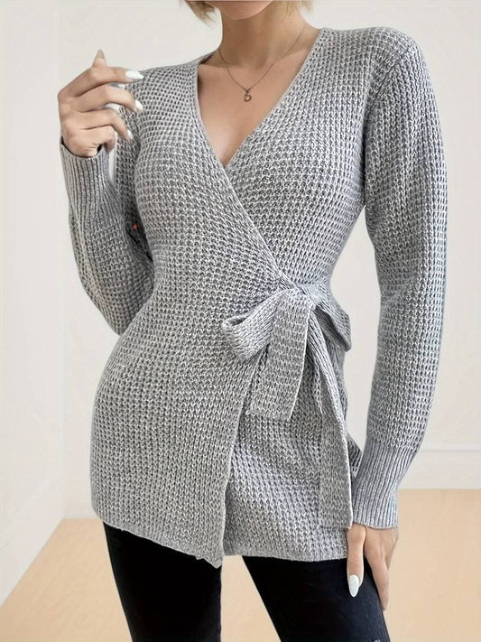 Angelica | Damen-Wickel-Strickjacke