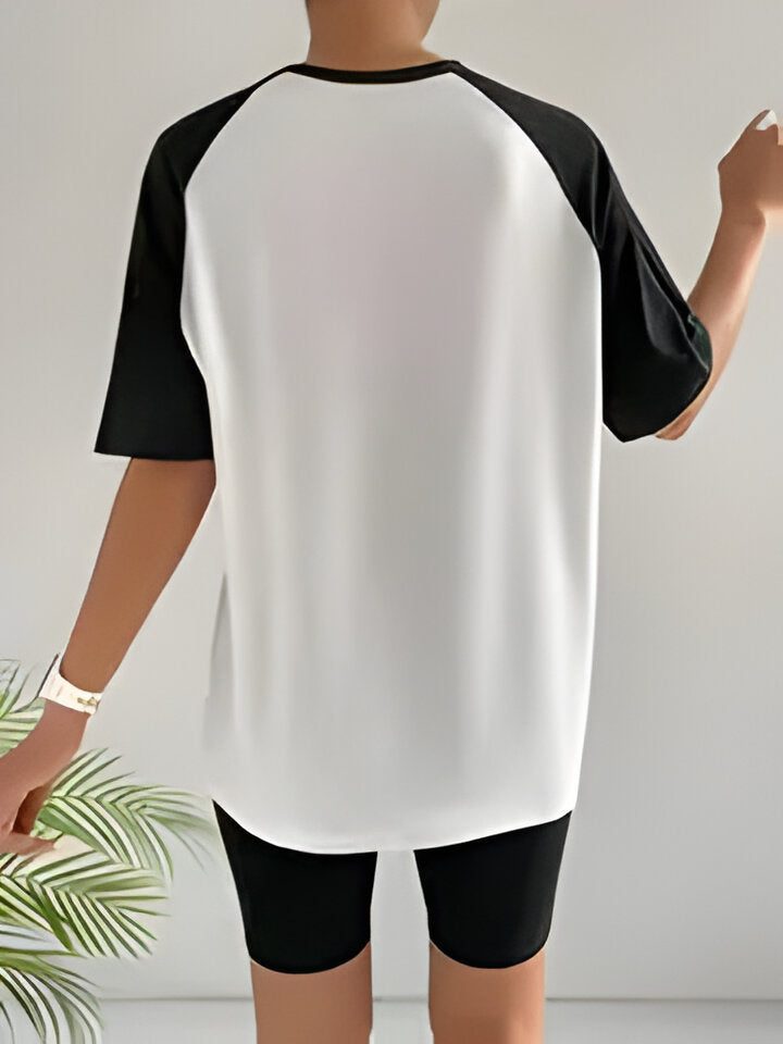 Karylle | Sportliches Hemd für Frauen mit loser Passform und Farbblock