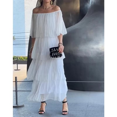 Delilah | Chiffon Cake Maxikleid