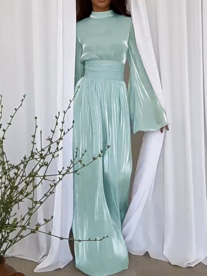 Corisande | Stylisches Maxikleid mit Bindegürtel