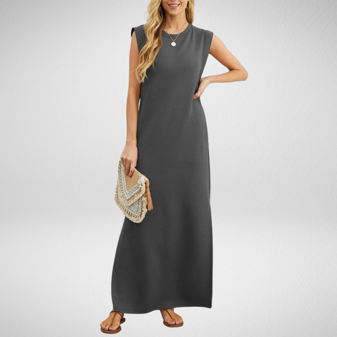 Diana | Ärmelloses Maxikleid für elegante Anlässe