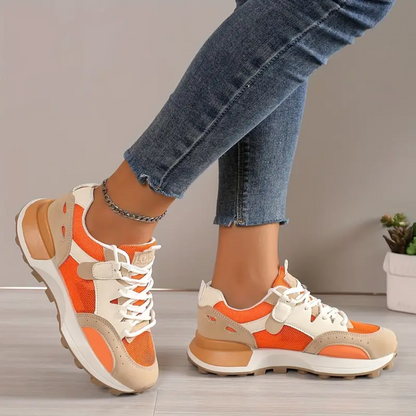 Freya - Damen Plateau Turnschuhe
