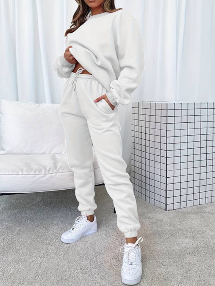 Analyn - Lässiges Jogging-Set mit Sweatshirt und Joggerhose