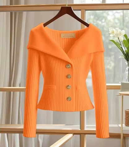 Haven – Gestrickte kurze Strickjacke