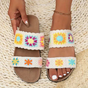 Agatha -  Flache Gleitsandalen für Frauen