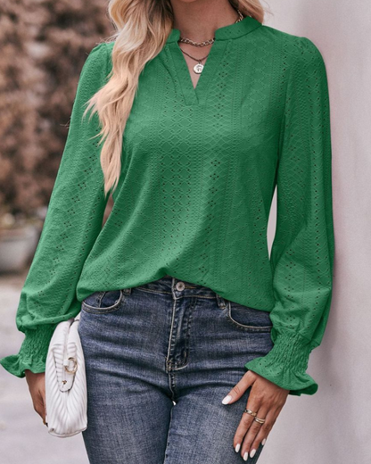 Melody - Lässige Langarmbluse für Damen