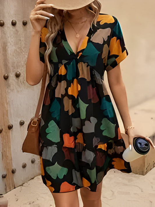 Cecilia | Summer Breeze Damen V-Ausschnitt Kleid