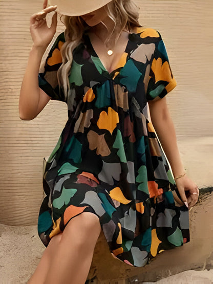 Cecilia | Summer Breeze Damen V-Ausschnitt Kleid