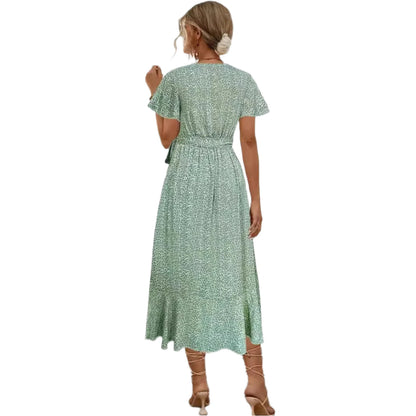 Elizabeth | Elegantes Wickelkleid mit Rüschen
