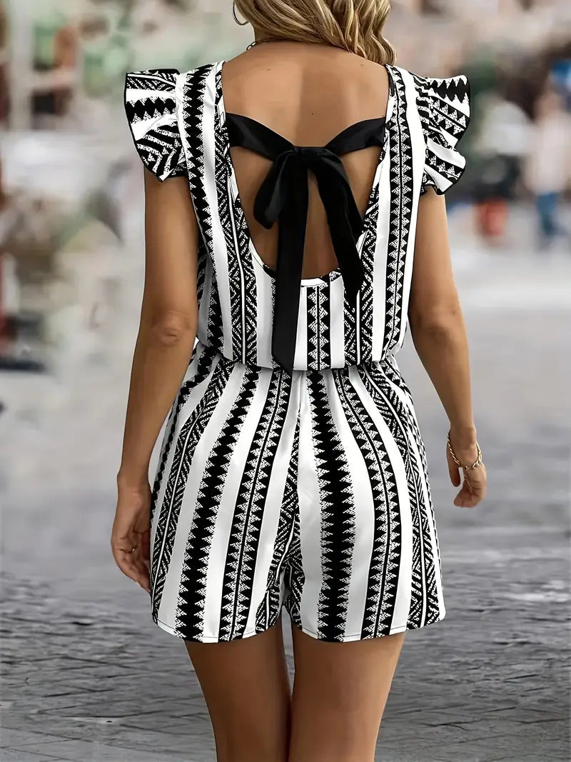 Gillian | Stylischer gestreifter Damen-Overall