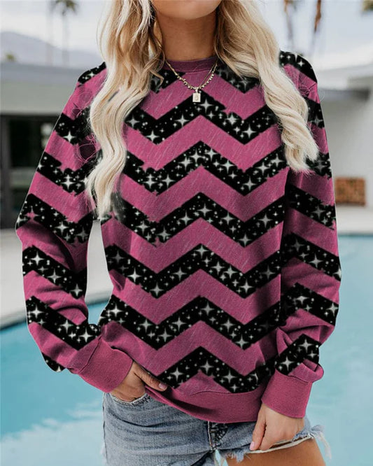 Tamara | Lässiger lockerer Pullover mit Rundhalsausschnitt
