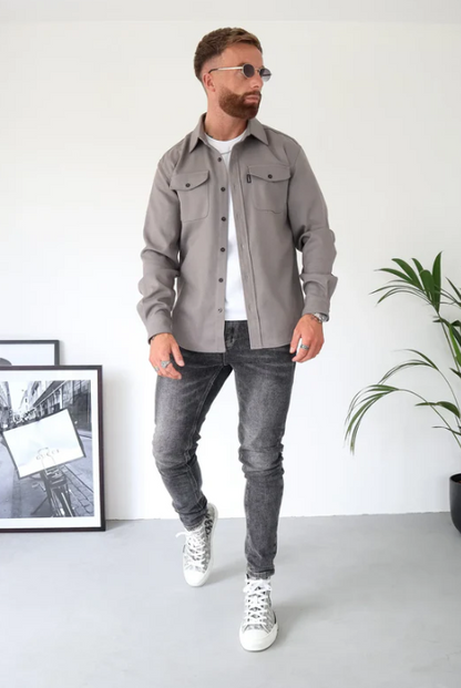 Gabriel - Hemdjacke mit Knopfleiste