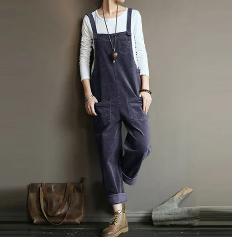 Eliza - Lässiger Cord-Jumpsuit