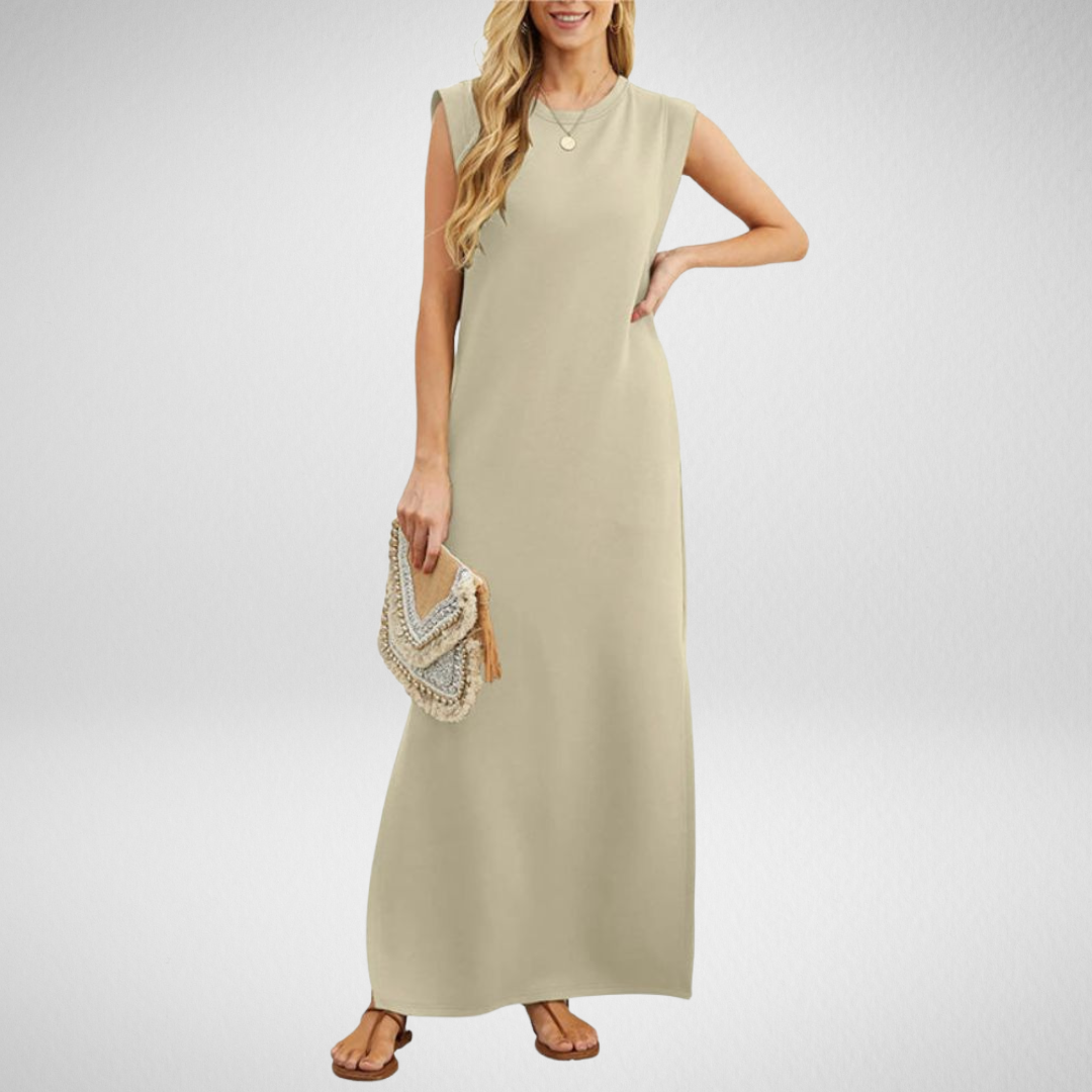 Diana | Ärmelloses Maxikleid für elegante Anlässe