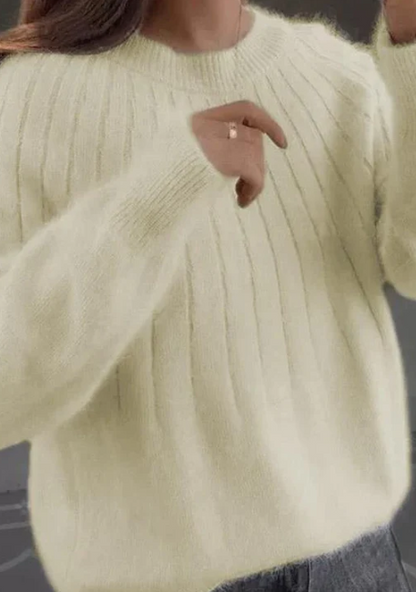 Dollie - Flauschiger Kaschmir-Strickpullover