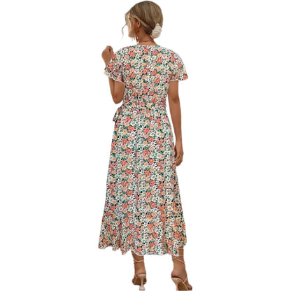 Elizabeth | Elegantes Wickelkleid mit Rüschen