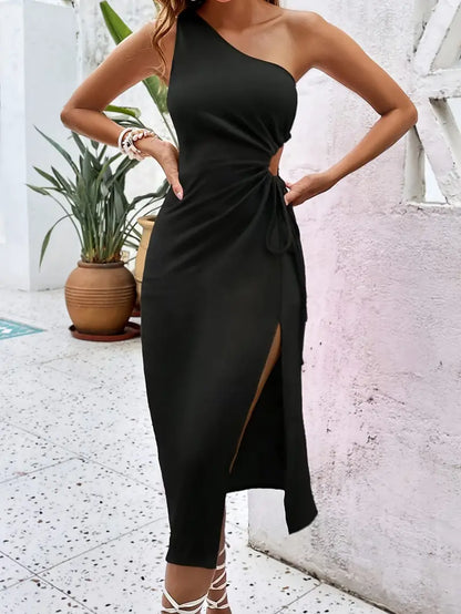 Tonje | Elegantes einseitiges Bodycon-Kleid für Frauen