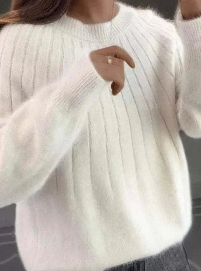 Dollie - Flauschiger Kaschmir-Strickpullover