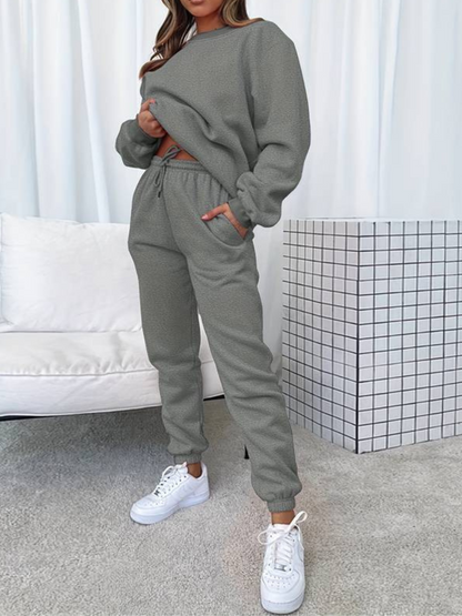 Analyn - Lässiges Jogging-Set mit Sweatshirt und Joggerhose