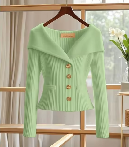 Haven – Gestrickte kurze Strickjacke