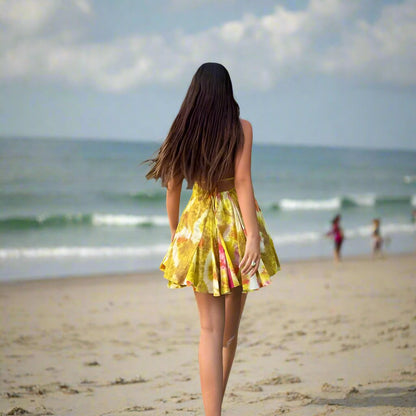 Estella | Tropical Print Rückenfrei für Frauen